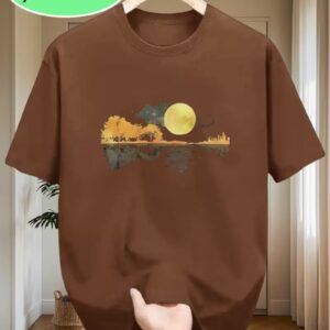 Drop Shoulder Tshirt with DTF Print