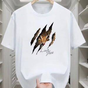 Drop Shoulder Tshirt with DTF Print