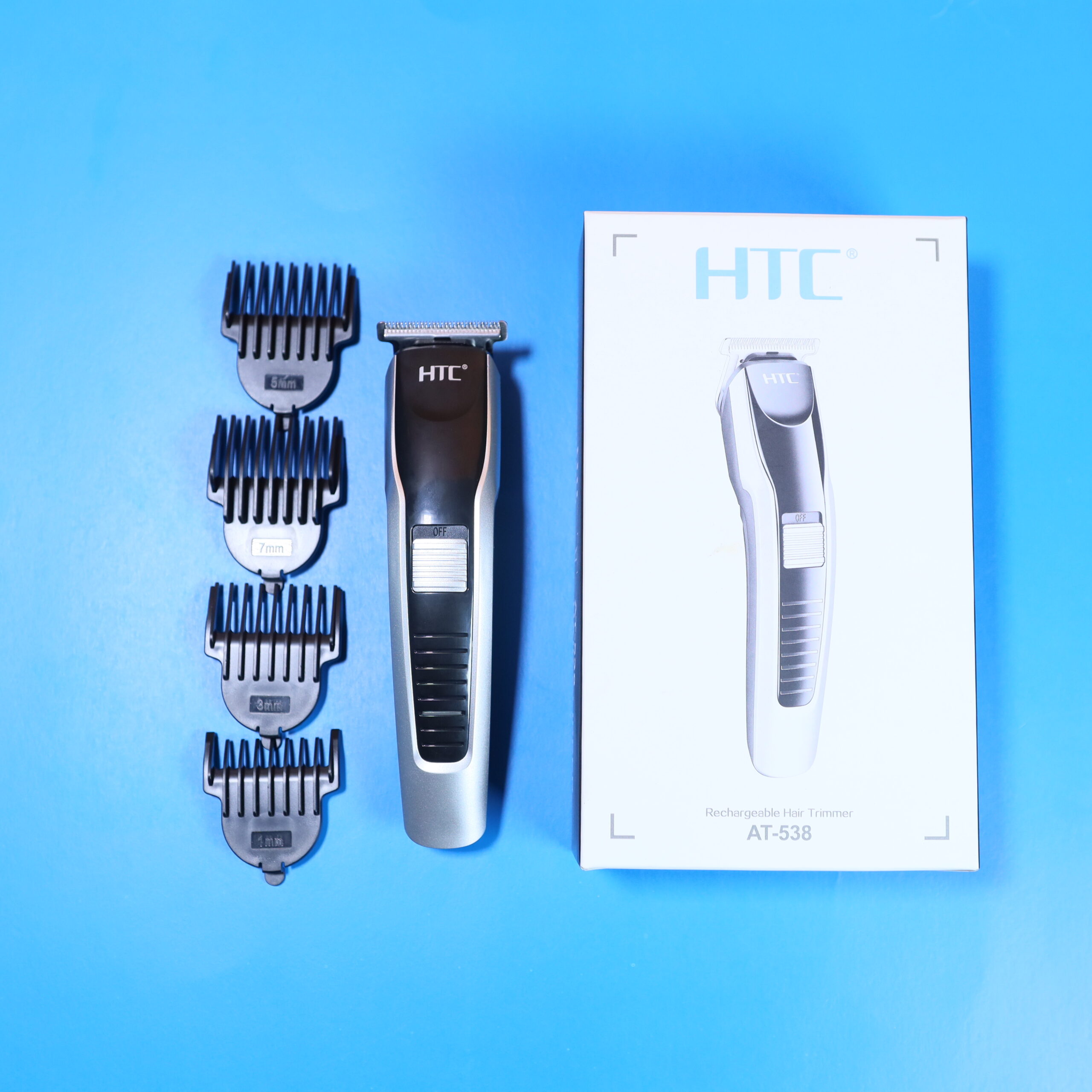 HTC AT 538 Rechargeable Hair and Beard Trimmer for Men - Image 7