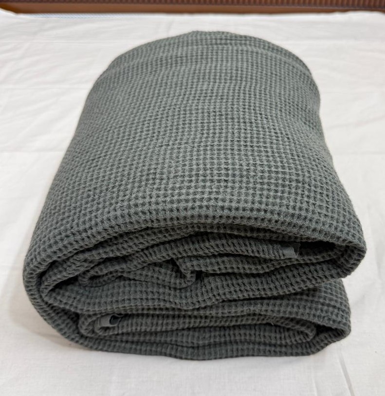 Waffle Blanket Ash Chinigura ( এসি কাঁথা ) - Image 2