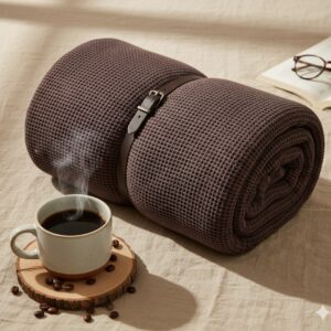 Waffle Blanket 100% Cotton (৭.৫ /৮.৫ ফুট)