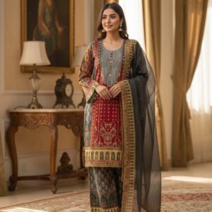 Digital Print Three Piece