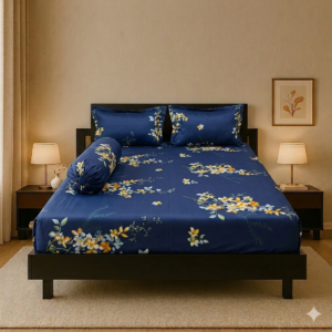 Twill Cotton Bed Sheet 4 Pcs Set