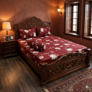 Twill Cotton Bed Sheet 4 Pcs Set