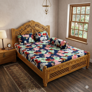 Twill cotton bed sheet 4 Pcs Set