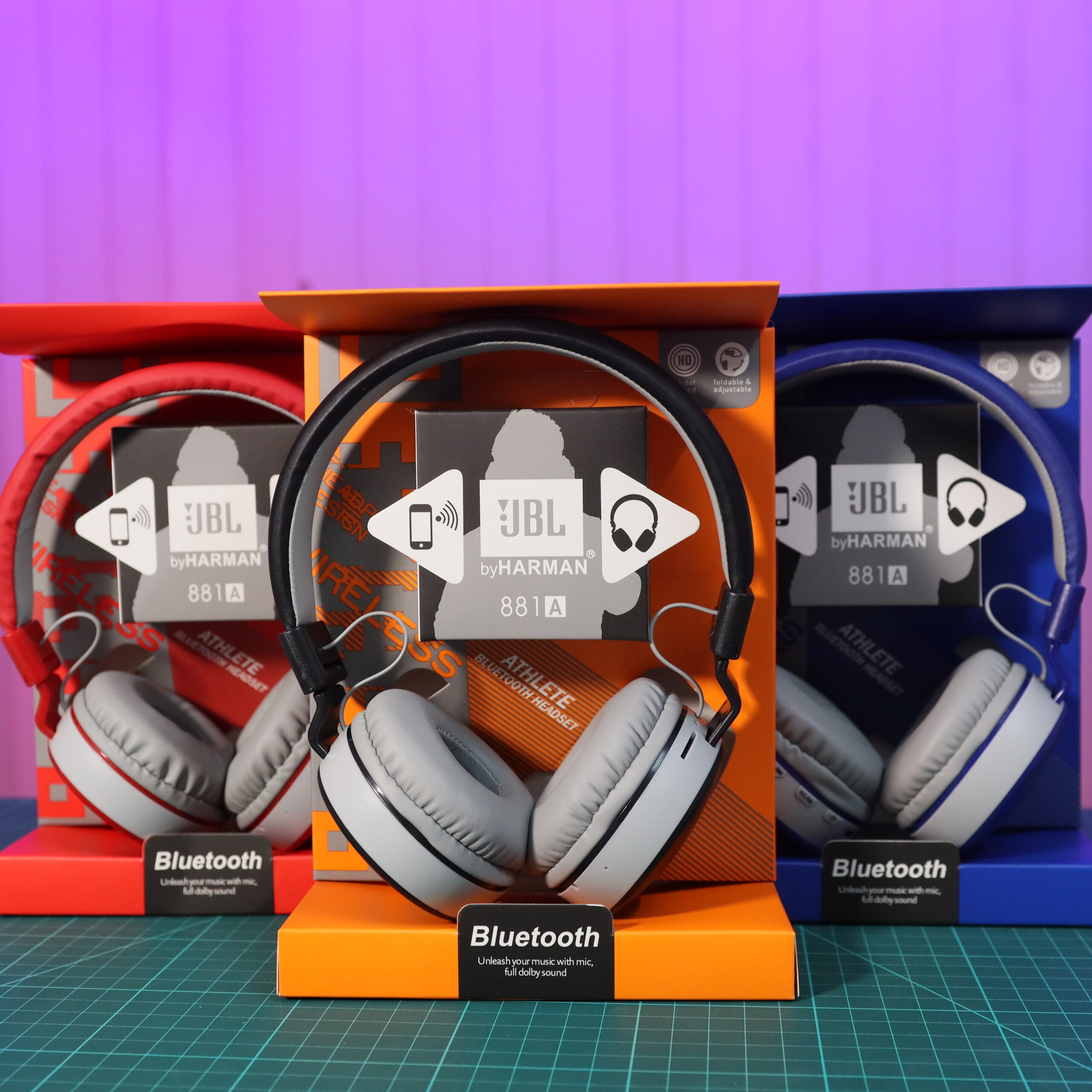 JBL Bluetooth Headphone Ms-881A Professional
