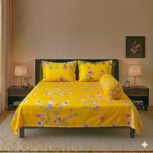 Twill cotton bed sheet