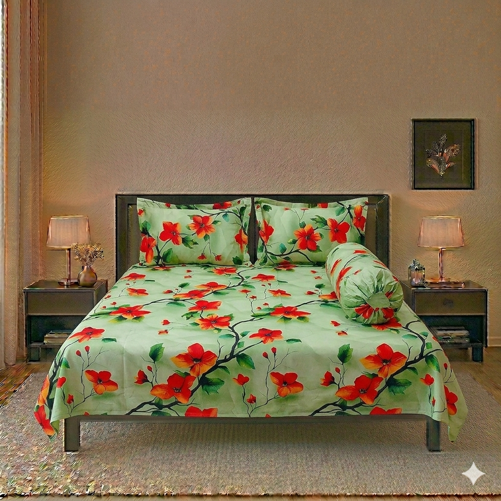 Twill cotton bed sheet