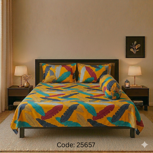 Twill cotton bed sheet