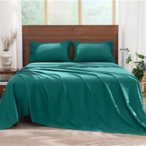 Teal Colour Twill Bedsheets 100% Cotton